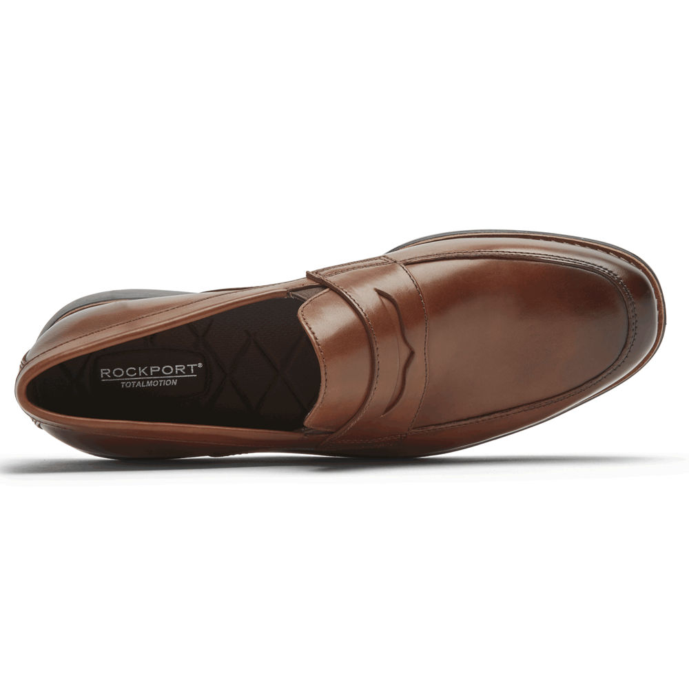 Rockport Dress Shoes For Mens Brown - Total Motion Sport Penny - KV2176534